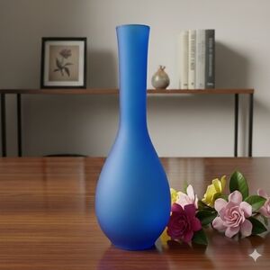 Elegant Blue Vase